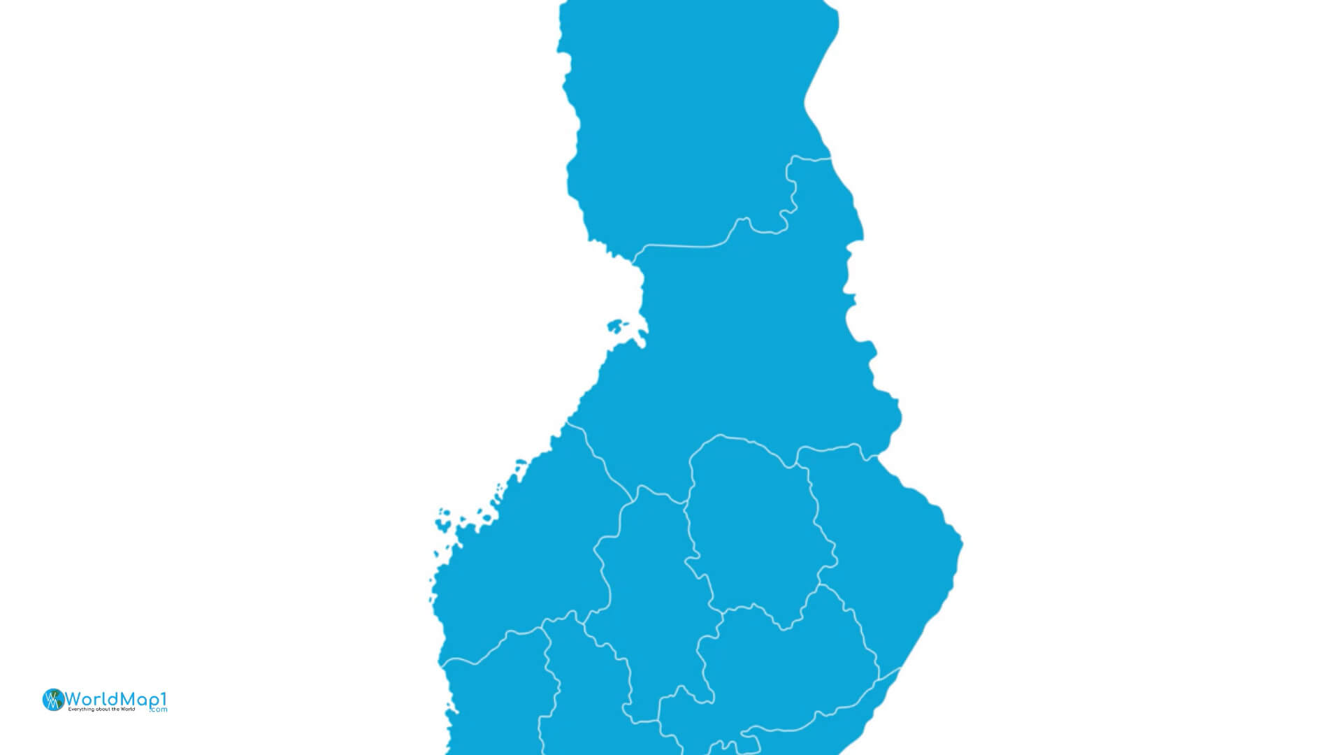 Finland Blank Map